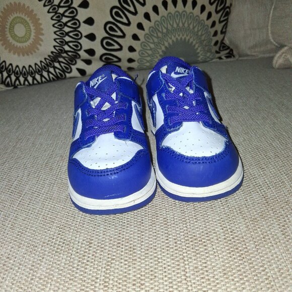 Nike Dunks Low Sneakers in Blue and White - Picture 2 of 6